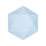 6 Bamboo bordjes - pastel blauw - 26cm