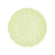 6 Bamboo bordjes - pastel groen - 23cm