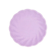 6 Bamboo bordjes - Lila - 19cm