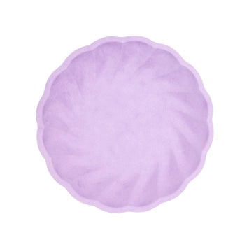 6 Bamboo bordjes - Lila  -  23cm