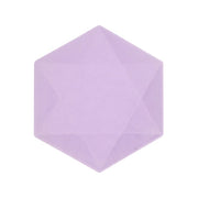 6 Bamboo bordjes - Lila - 26cm