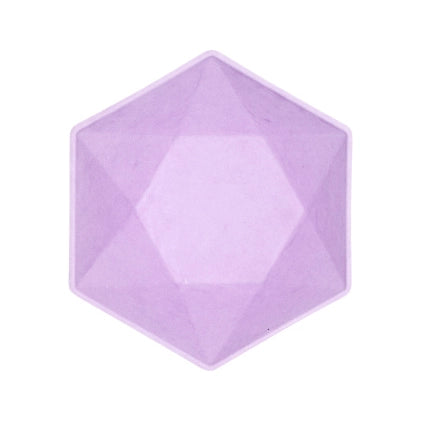 6 Bamboo schaaltjes - Lila - 15,8 x 13,7 cm