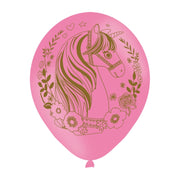 6 latex ballonnen Magical Unicorn