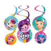 6 Swirl decoraties My Little Pony