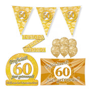 60 jaar Getrouwd Versiering pakket - L