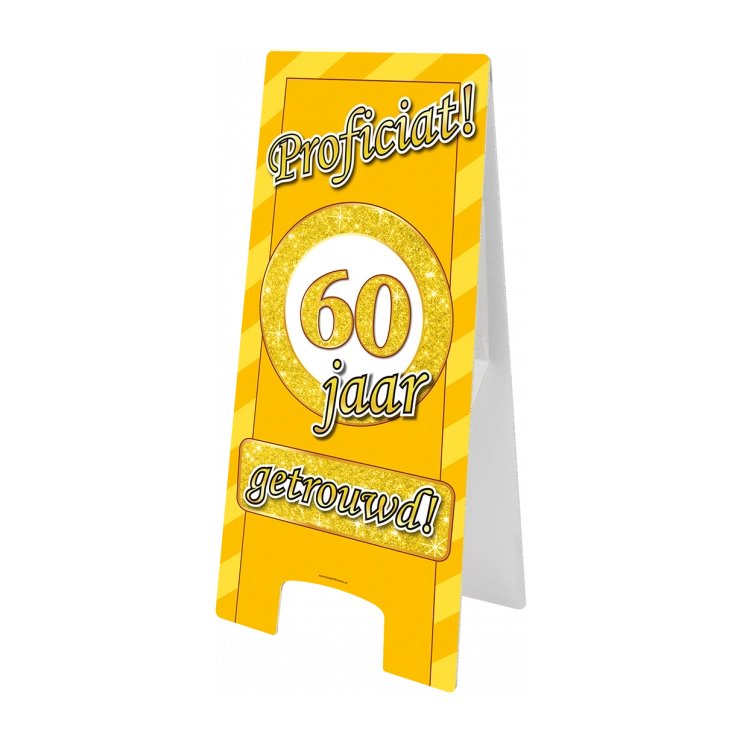 60 jaar Getrouwd - Warningsign