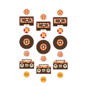 70's - Hang decoratie - 3 stuks