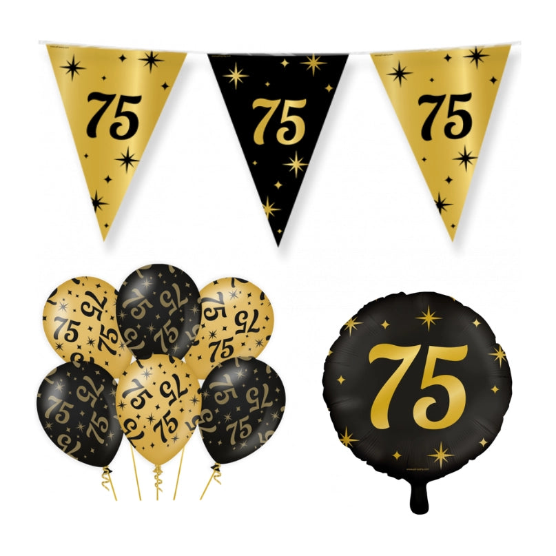 75 jaar Classy Versiering pakket - S