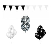 8 jaar Verjaardag Versiering Pakket Zebra