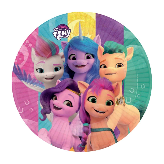 8 papieren borden My Little Pony 23 cm