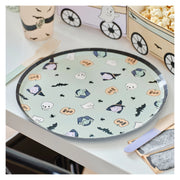 8 Papieren bordjes Halloween 22 cm