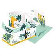 8 uitnodigingen met envelop Get Wild