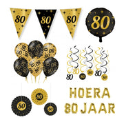 80 jaar Classy Versiering pakket - L