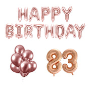 83 jaar Verjaardag Versiering Ballon Pakket rosé goud