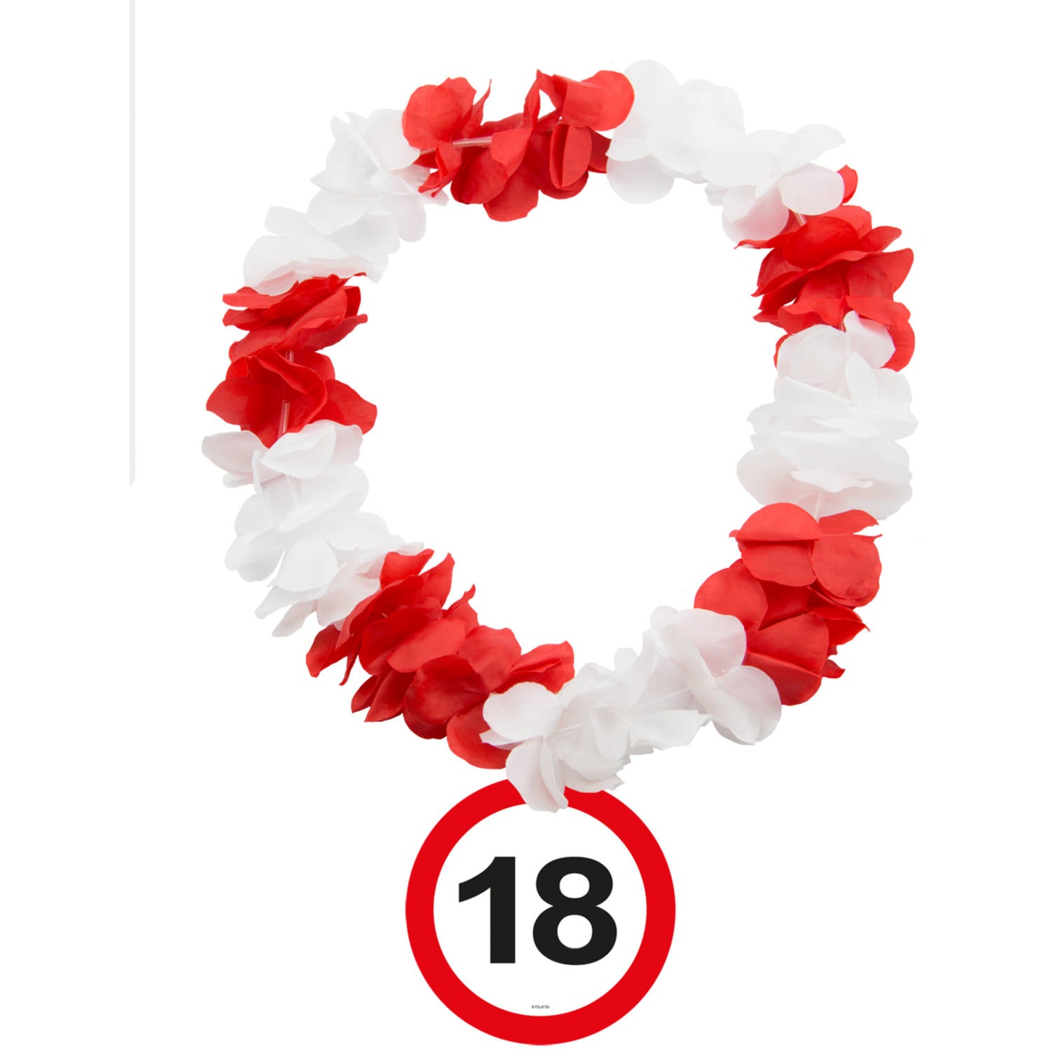 Hawaii krans Verkeersbord 18 – 69 cm