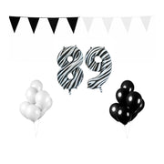 89 jaar Verjaardag Versiering Pakket Zebra