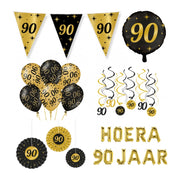 90 jaar Classy Versiering pakket - L