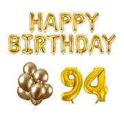 94 jaar Verjaardag Versiering Ballon Pakket Goud