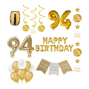 94 jaar Verjaardag Versiering Pakket Gold