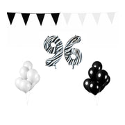 96 jaar Verjaardag Versiering Pakket Zebra