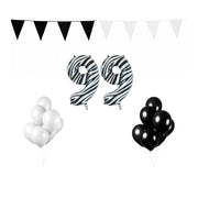 99 jaar Verjaardag Versiering Pakket Zebra