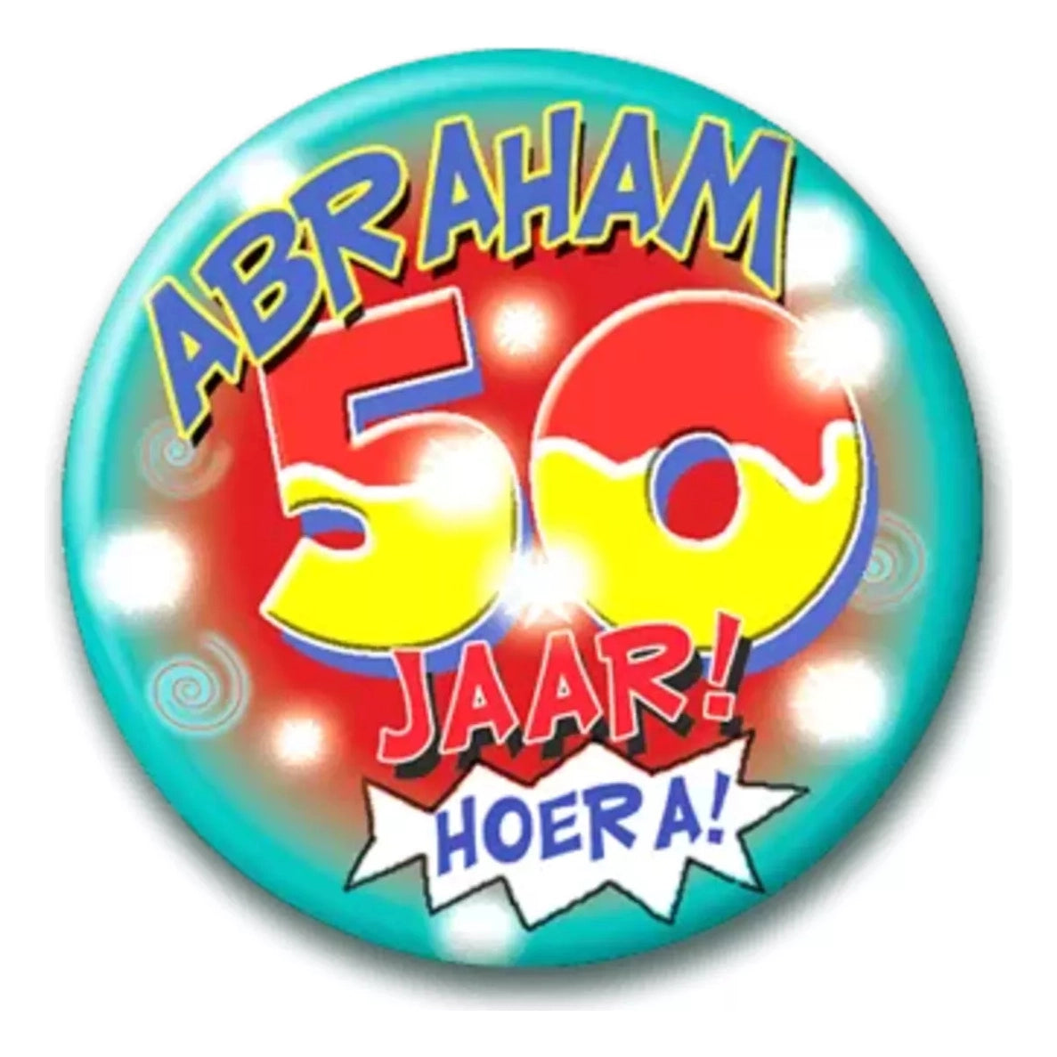Abraham Cartoon - Button klein