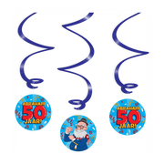 Abraham Cartoon - Swirl decoratie - 3 stuks