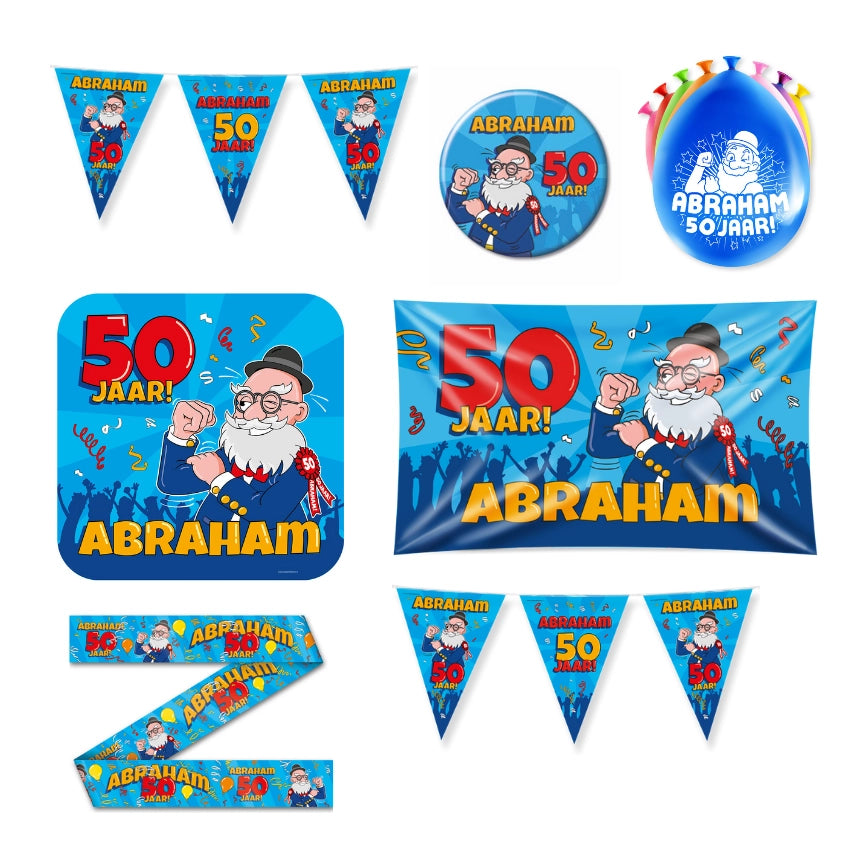 Abraham Cartoon Versiering pakket - L