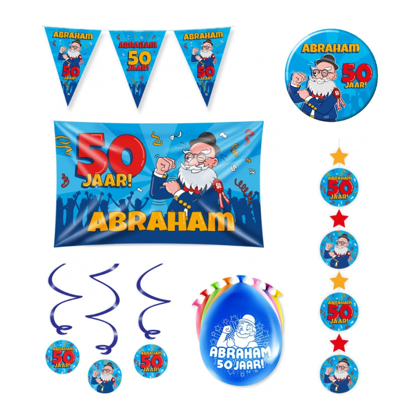 Abraham Cartoon Versiering pakket - M