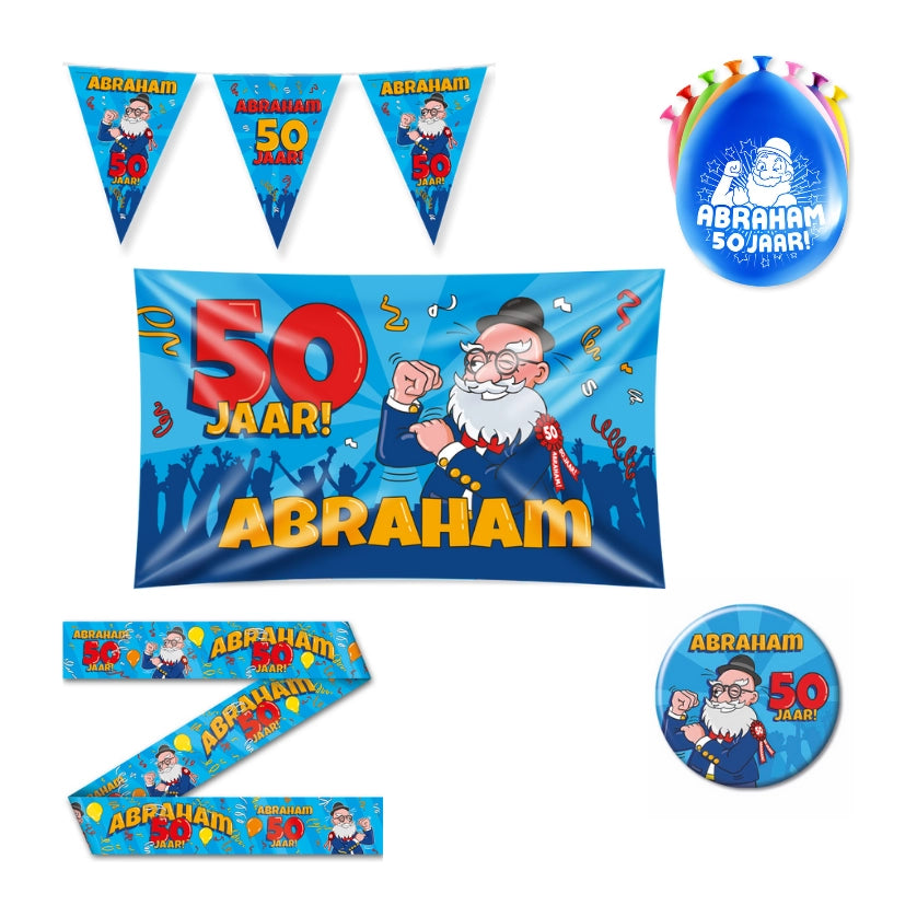 Abraham Cartoon Versiering pakket - S