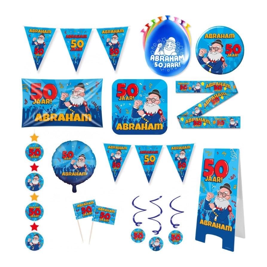 Abraham Cartoon Versiering pakket - XXL