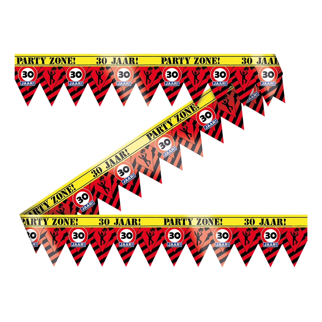 Afzetlint 12 meter - 30 jaar