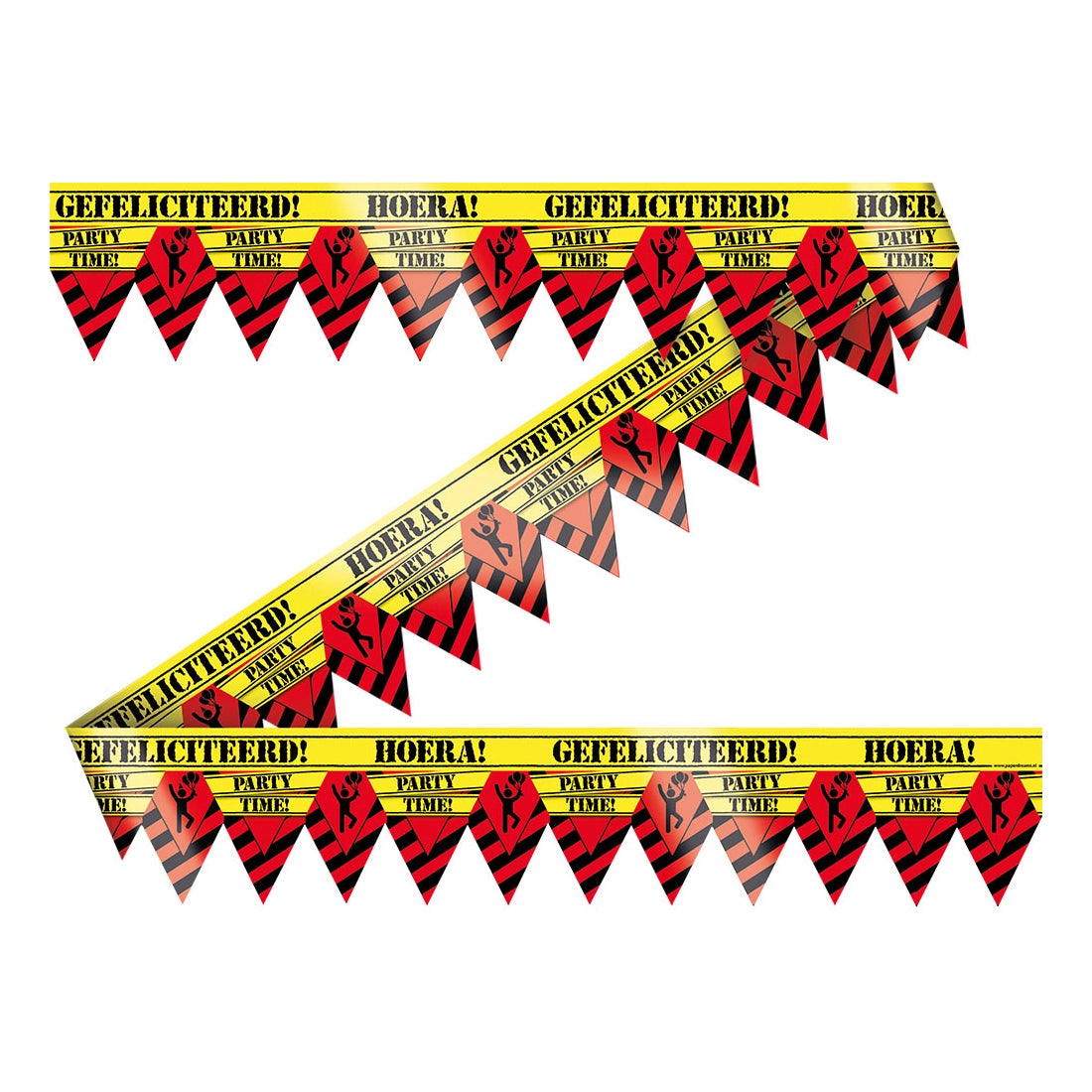 Afzetlint 12 meter - gefeliciteerd