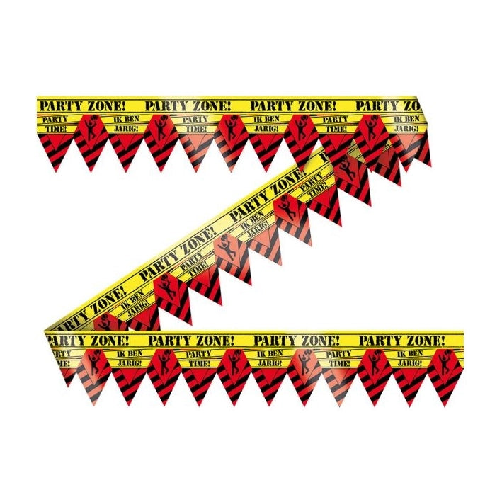 Afzetlint 12 meter - Ik ben jarig