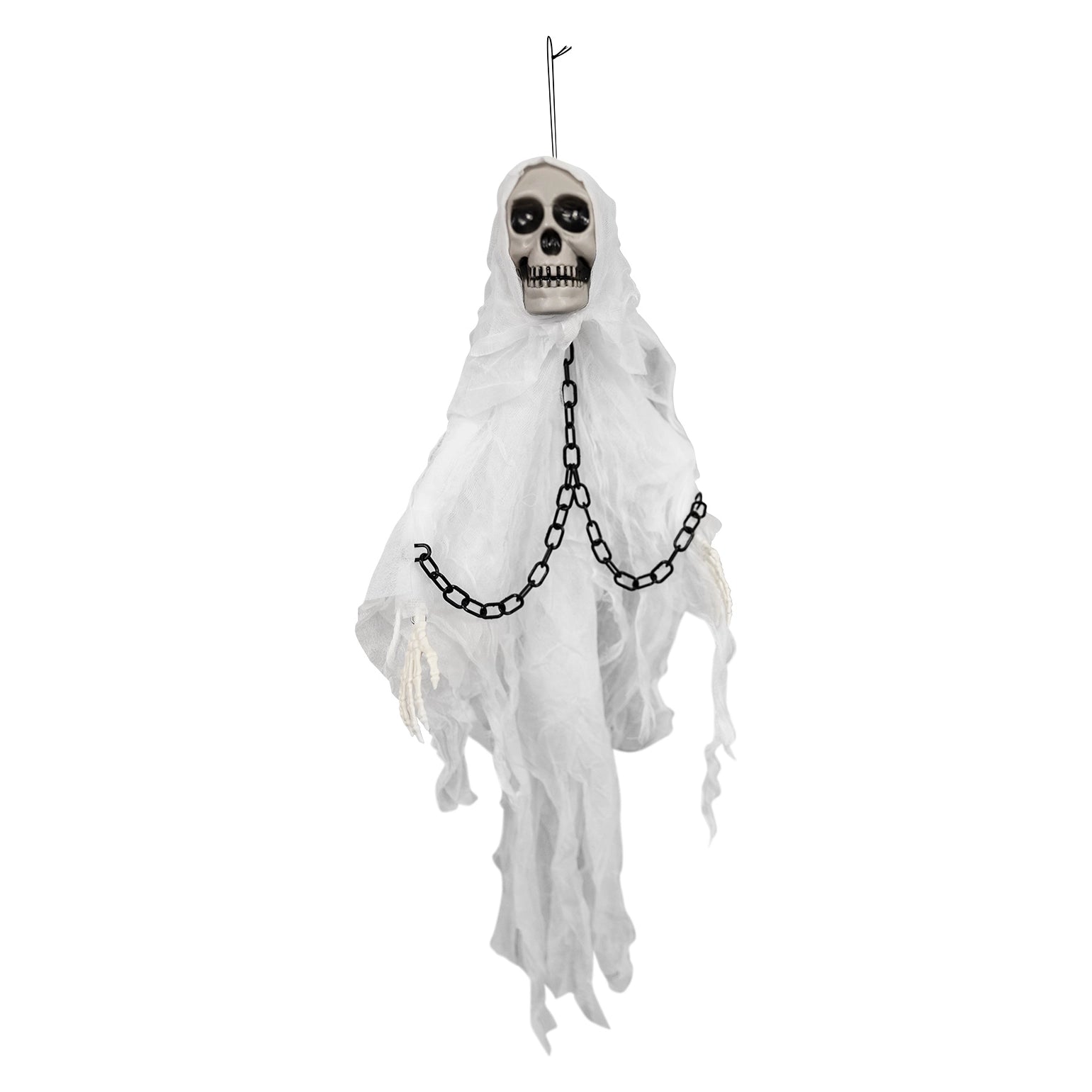 Animatronic Hanging Mini Ghoul White