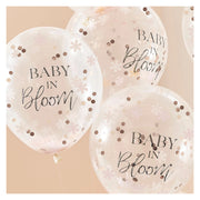 Baby in Bloom bloemconfetti-ballonnen - merk Ginger Ray