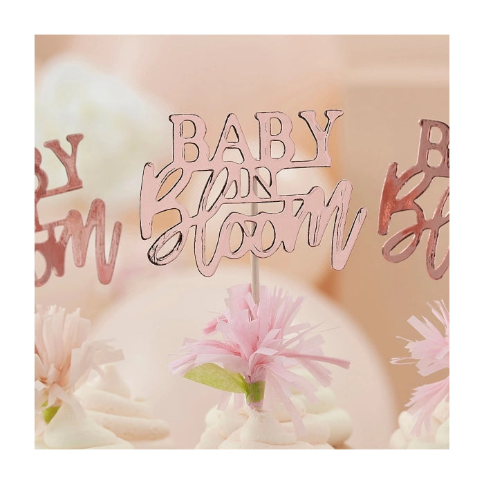 Baby in Bloom prikkers - 12 stuks - merk Ginger Ray
