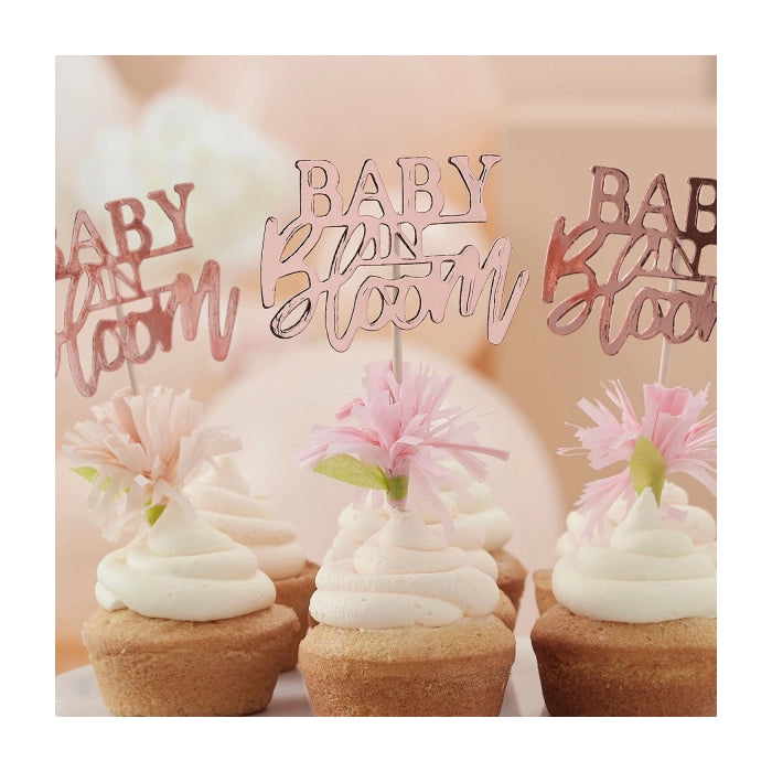 Baby in Bloom prikkers - 12 stuks - merk Ginger Ray