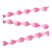 Baby Roze Crêpe papier Slinger 6 meter