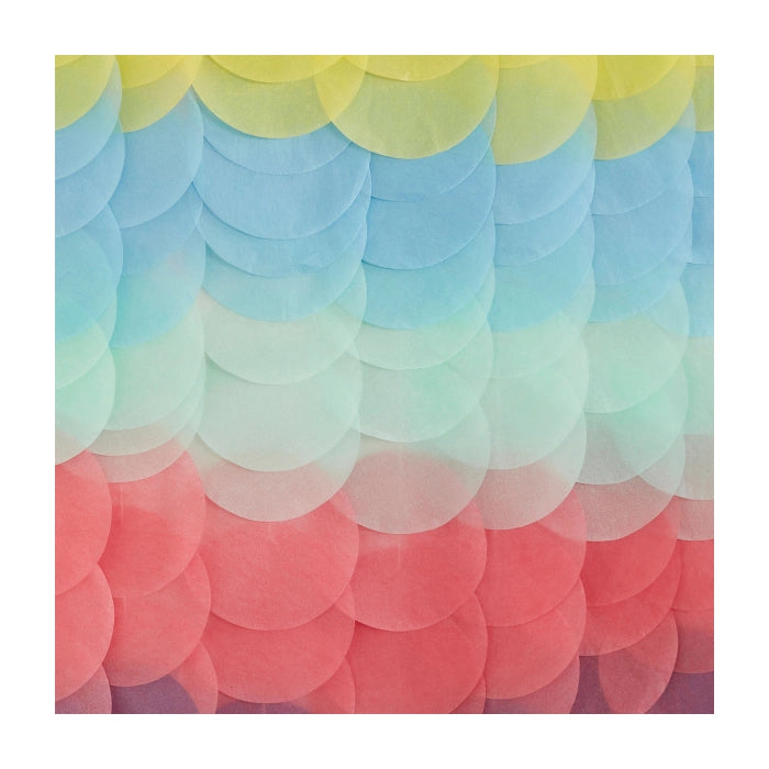 Backdrop/ deurgordijn kleurrijke schijven Mix it Up Brights 2x2 meter