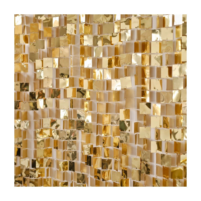 Backdrop pailetten goud Champagne 2x1 meter