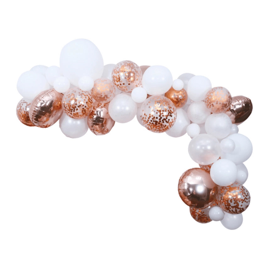 Ballon decoratie kit Rosé Goud