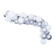 Ballon decoratie kit Zilver