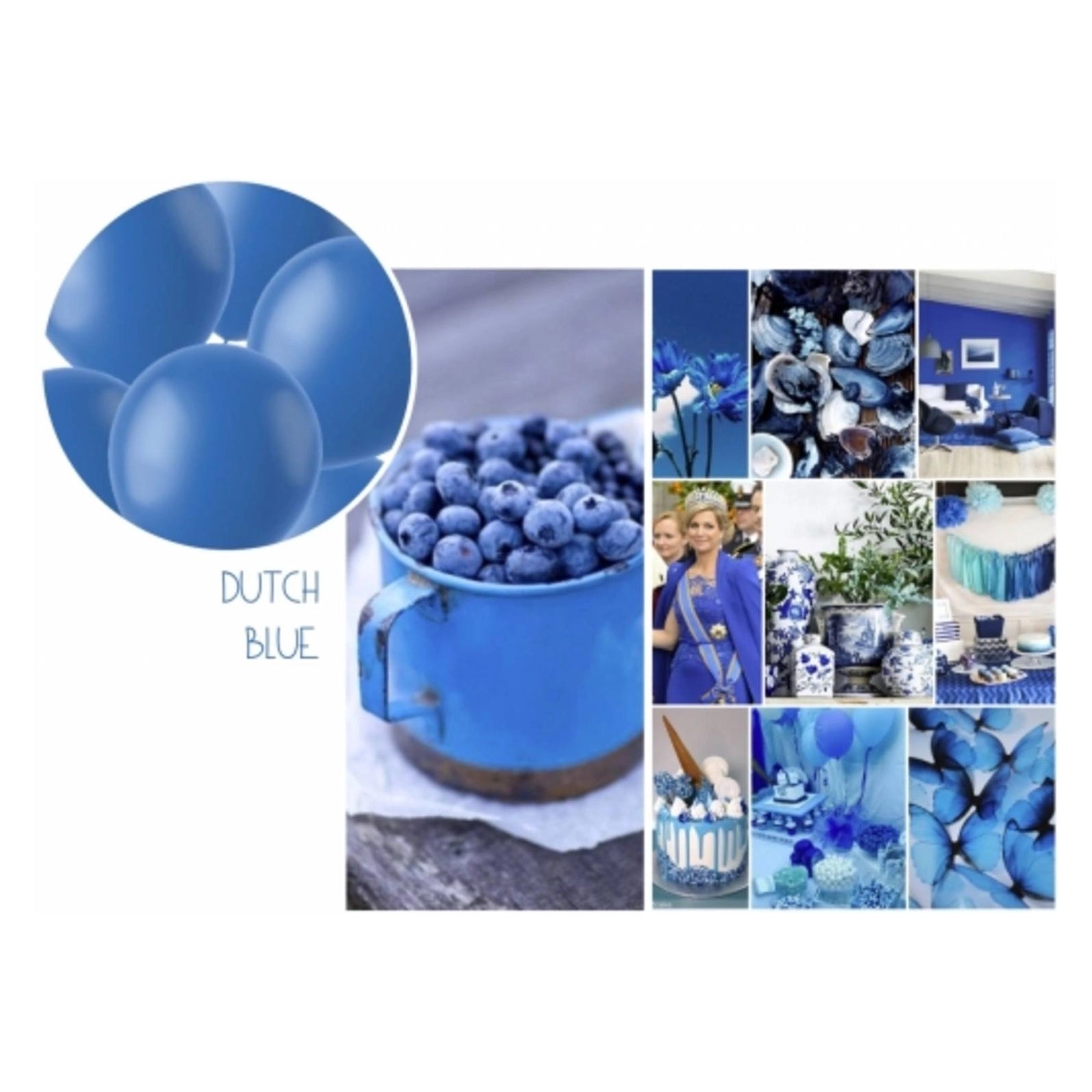 Ballon Dutch Blue Mat - 78 cm