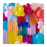 Ballonboog en muurdecoratie Mix it Up Brights Party DIY