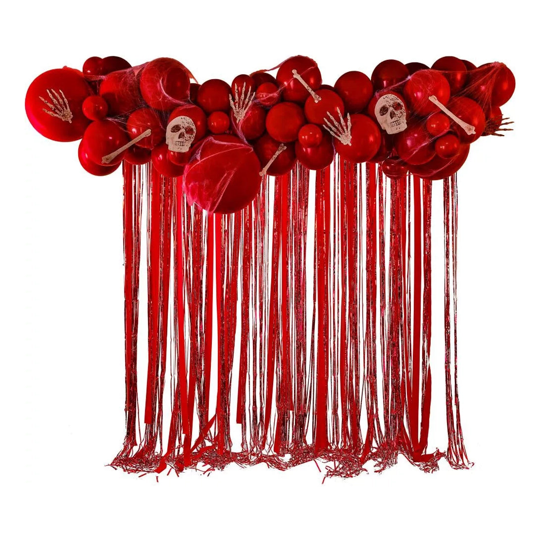 Ballonboog Halloween rood