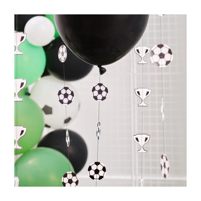 Ballonlint voetbal 5 stuks 100cm