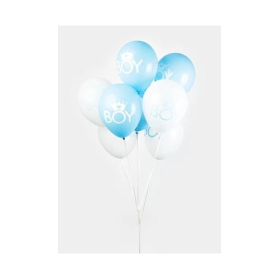 Ballonnen Boy - 8 stuks - 30cm