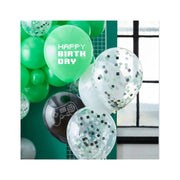 Ballonnen Happy Birthday Game On 5 stuks 30cm
