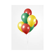 Ballonnen Rood, Geel & Groen - 10 stuks - 30cm